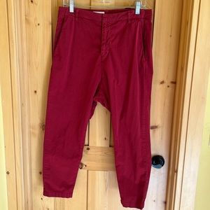 Nili Lotan Paris Pant Red Size 6 EUC